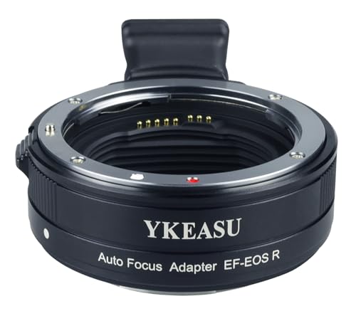 EF-EOS R Lens Mount Adapter Compatible with Canon EF/EF-S Series Lens and EOS R, RP, R3, R5, R6, R6 Mark II, R7, R8, R10, R50, R100 Cameras