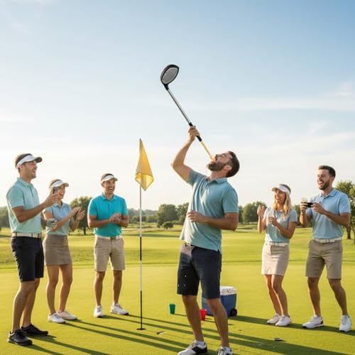 Golf Beer Bong Golf Club - Novelty Party Gift for Golfers, The Ultimate Sports Gift for Dad, Boyfriend, Him, Golf Lover - Gag Gift, College Frat Gift Holds 12 Ounces!
