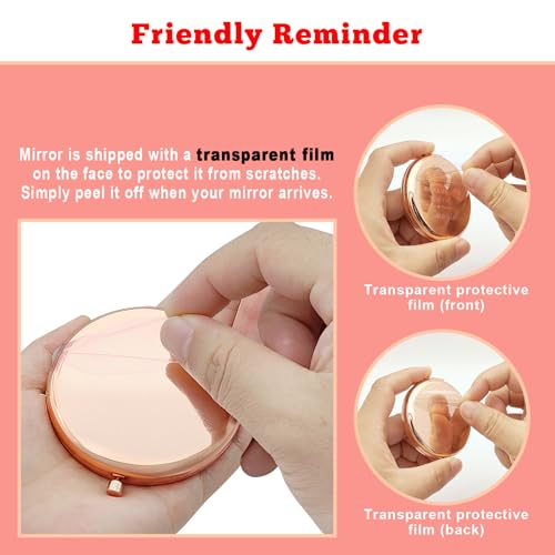 Goddaughter Gifts from Godmother Religious Compact Mirror for Woman Godchild Goddaughter First Communion Gifts for Christian Bible Verse Baptism Folding Makeup Mirror Birthday Mothers Day Present