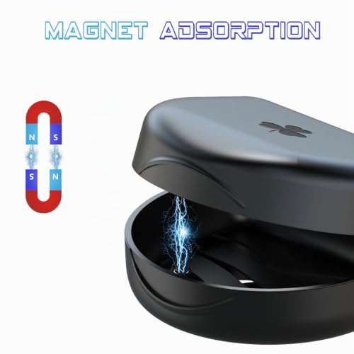 Argomax Braces Box with Magnetic Closure, KFO Box for Dental Splint | KFO Box for Dental Splint, Grinding Splint, Aligner, Prostheses and Mouth Guard; Compact Travel Case Black