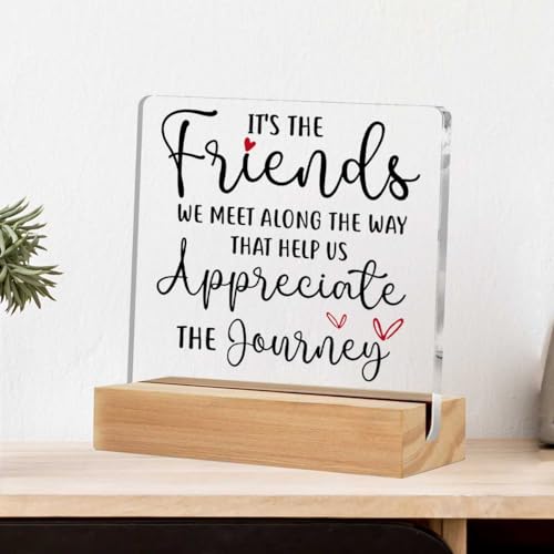 Inspirational Gifts for Women Friends Coworker, Christian Gifts for Women, Inspirational Gift, Pink Bow Clear Desk Acrylic Sign for Home Office Room, Desk Shelf Table Decoration, Psalm 23 LCS Multicolour 0623