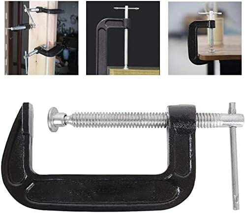 [Australia - AusPower] - 2 Inch C-Clamp Set, Heavy Duty Steel C Clamp Industrial Strength C Clamps for Woodworking, Welding, and Building (4Pcs) 4pcs 