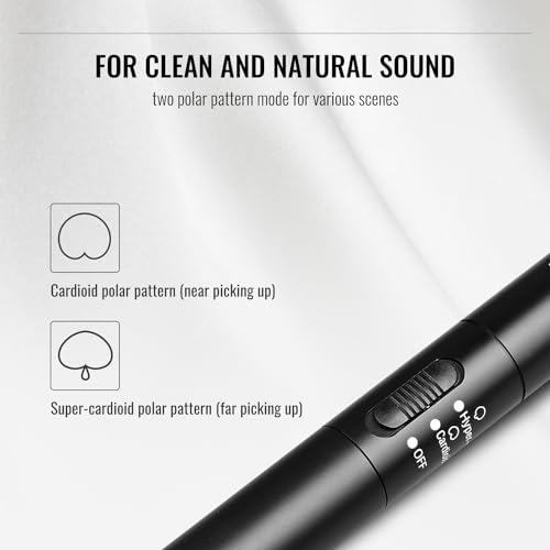 TAKSTAR SGC-578 XLR Shotgun Mic, Dual Polar Patterns & Power