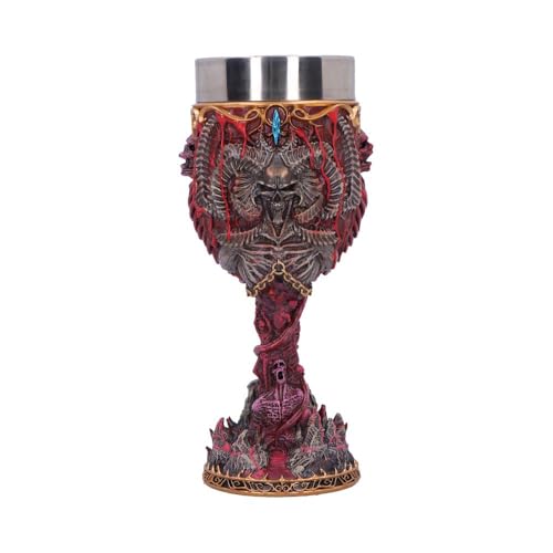 Nemesis Now Diablo IV Mephisto Goblet, Dark Fantasy Drinkware, Collectible Diablo IV Merchandise and Gifts