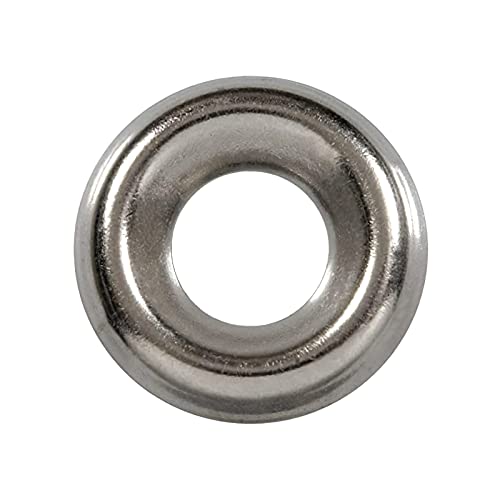 Vosaplk 304 stainless countersunk cup washers assortment set, sizes #4 to #16, 295 pieces