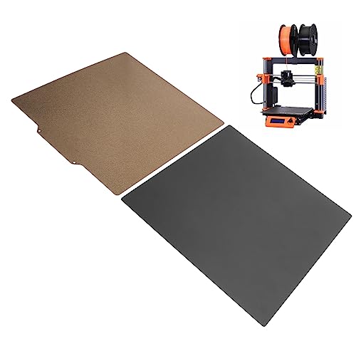 Cr-6 Se Flexible Pei Sheet, Double Side Textured Pei Sheet, 255x245MM Spring Steel Plate Matte Texture Soft Magnetic Rubber Base for CR 6 SE Printer