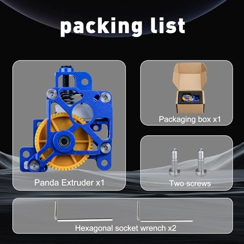 Bamboo Lab x1 p1 Metal Extruder Kit CNC Metal Hollow Lightweight Extruder Shell for Bamboo Lab X1/P1 Series,3D Printer with Dual Hardened Steel Extrusion Gear for Increased Extrusion Force with