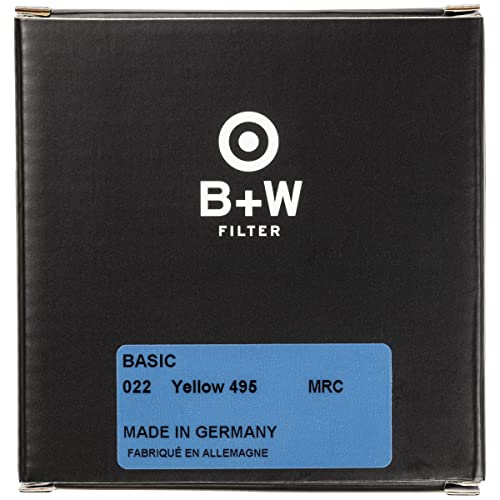 B+W 46mm Basic Black & White (Yellow) MRC 022M Glass Filter