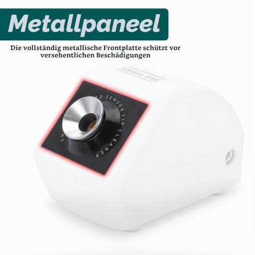 YIHUA 200C Motorised Soldering Tip Cleaner with Infrared Sensor, 4 Brass Wool Brushes, 12 V Power Adapter, Lifting Tool, Compatible with the 900M Series, 907 Series, 902 Series (EU Plug)