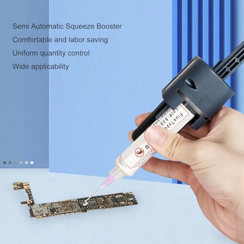 LiebeWH K2208 solder paste dispenser with 1.3mm nozzle, handheld extruder for PCB repair and electronics soldering