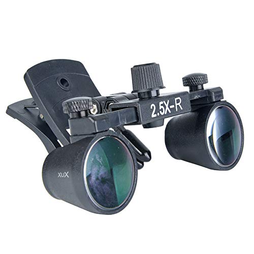[Australia - AusPower] - 2.5X Binocular Loupes DY-109 Clip-on Type Magnifier Optical Glass 