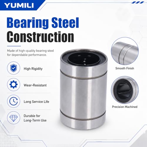 2pcs Linear Motion Bearing Ball 30mm ID 45mm OD 64mm Long for LM30UU CNC Machine