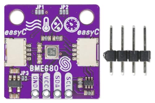 Soldered Environment & Air Quality Sensor BME680 Breakout Board | I2C | 1.71V - 3.6V | Made in EU | 333035
