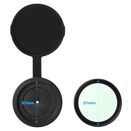 Adjustable Iris Aperture Diaphragm Filter Pack M30 to M37 Iris Aperture Diaphragm Adapter Optical Diaphragm 1.5-26mm Lens Module Adapter Ring PVS-14 PVS 14 (Adjustable Iris PVS14) Adjustable Iris PVS14