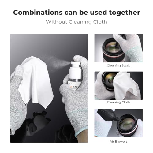 K&F CONCEPT Spray and Lens Cleaner Care Kit, Camera Lens Cleaner