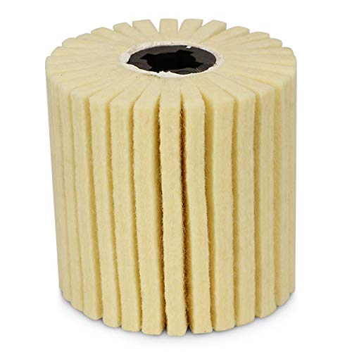 BHA 4 x 4 inch flap wheel buffing and polishing drum with 3/4 inch quad keyway