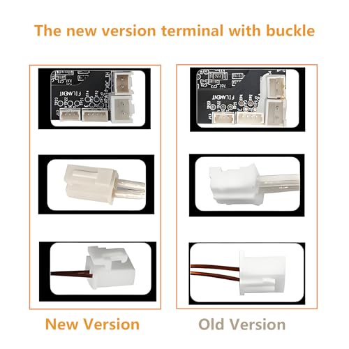 Ceramic Heating Block Kit (Terminal with Buckle) for Creality K1C, 3D Printer, Hot End, High Temperature, High Speed, All-Metal Sch-nellwechsel Nozzles Kit for K1C
