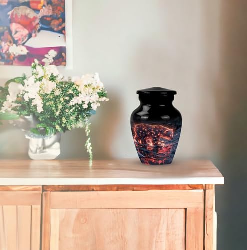Bear 3 Inch, Small Urn for Human Ashes, Keepsake Cremation Urns for Dad Bear-121