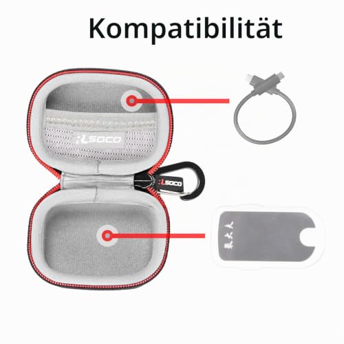 RLSOCO Bag for Beurer PO 30/PO 45/PO 40/PO 60/PO 80 & for PULOX PO-200 Solo/PO-200A Solo/PO-100/PO-250 & for Braun YK-81CEU Pulse Oximeter and More (Bag Only)