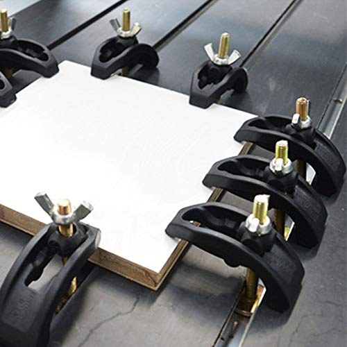[Australia - AusPower] - Press Plate Clamp 85mm Arc Plate Sets CNC Engraving Machine Parts Pressure Plate Clamp Fixing for T Slot Worktable 5pcs 