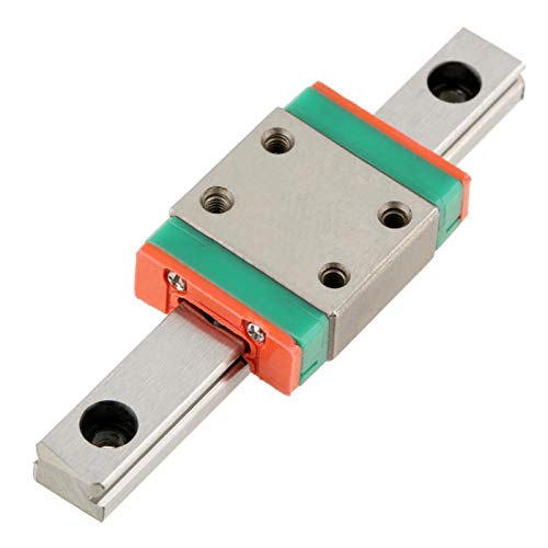 Miniature Linear Rail Guide, LWL7B 55mm Linear Guide Rail + Linear Guide Block, Linear Sliding Guide Rail for 3D Printer and CNC Machine