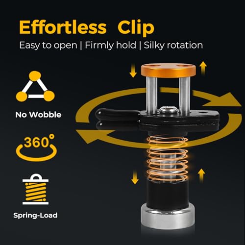 Toolour Third Hand ClampRex O3 for Makers – Compact Soldering Aid Holder with Dual Parallel Clamps, Adjustable Magnetic Base for Circuit Boards, Fine Wires and Components, No Rebound without Bite CalampRex O4