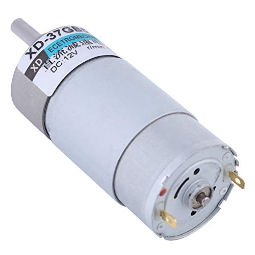 12V 15W DC Motor Gear Motor 37GB555 500RPM Large Torsion Power Tool for Curtain Machines for Window Opener