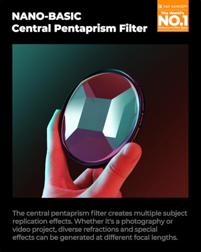K&F CONCEPT 77mm Fractal Filter Rotatable Prism 4+1