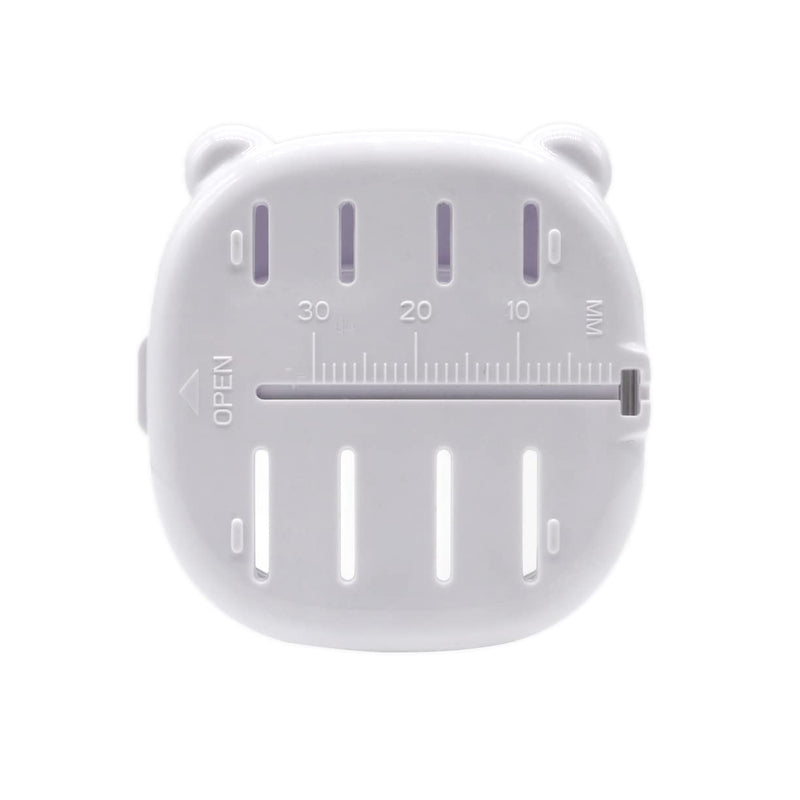 [Australia - AusPower] - Dental Endo Files Measurement Disinfection Ruler Case Box Autoclave Endodontic Bur Holder Organizer Container 5Pcs 