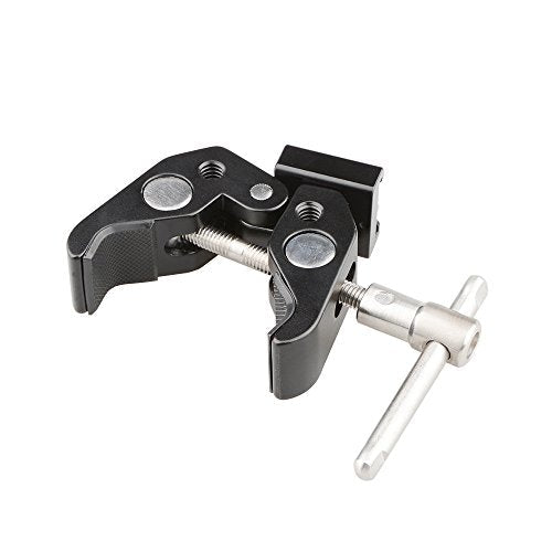 CAMVATE Super Clamp with Cold Shoe Mount for Camera Flash Light Accessorie