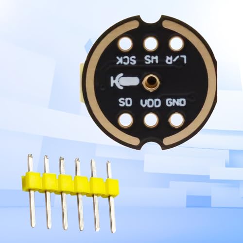 ARCELI INMP441 Omnidirectional Microphone Module, I2S MEMS Interface, High Precision Low Performance Compatible with ESP32 (Pack of 5) 5 Stück