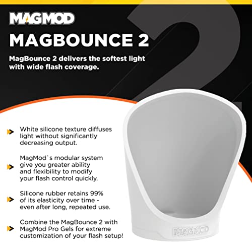 MagMod MagBounce 2 Flash Modifier, Photography Lighting Bounce Modifier