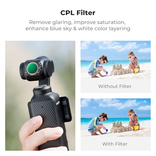 K&F CONCEPT Magnetic Variable ND&CPL& Black Diffusion 1/4 Filter Set CPL+ ND2-32 + ND32-512 + Black Diffusion 1/4
