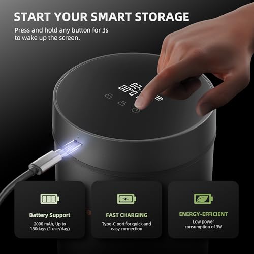 Spider Farmer Smart Curing Jar 2L Vacuum Container for Fresh Storage