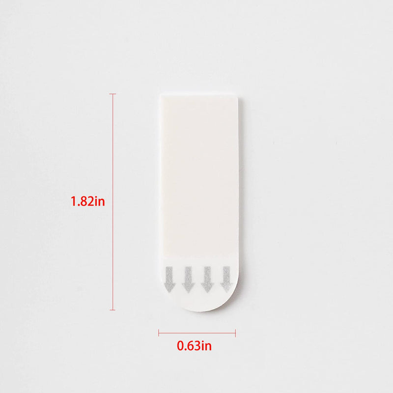 [Australia - AusPower] - 72 Small Refill Strips, Damage Free Hanging Wall Adhesive Strips for Indoor Wall Hooks, Wall Hanging Strips for Holiday Posters and Decorations,Removable Double Sided Adhesive Strips Small-72strips 