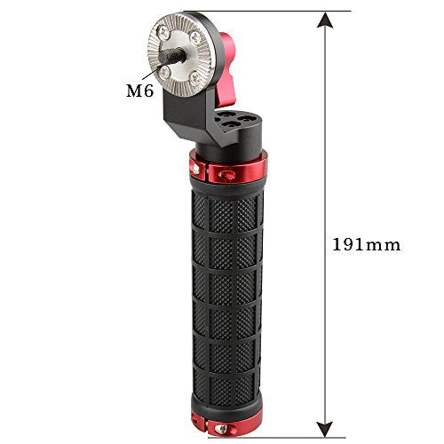 CAMVATE Rubber Handle Grip for M6 Rosette Standard Accessory(Red,31.8 mm) Red