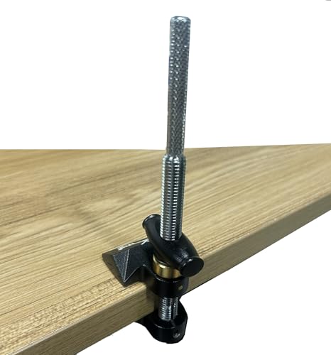 7" Mini End Jaw Vise Grip,Steel Shaft End Pipe Clamp with Adjustable Aluminum Jaws,Rubber Pads for C Stand,Video Light,Soft box,Ball Head,Magic Arm Photography Accessories