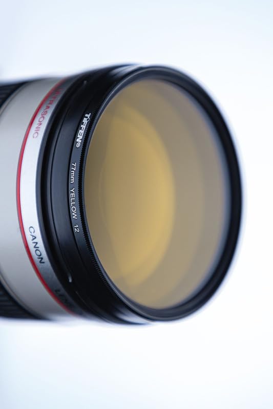 Tiffen 67mm Yellow 12 Camera Lens Filter for Black & White Photography