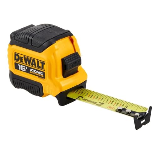 Stanley Dewalt DWHT38116S Atomic 16' Tape Measure Yellow/Black 4.9 m