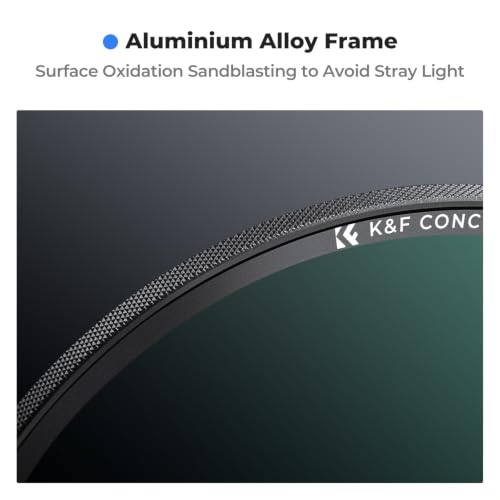 K&F CONCEPT 49mm Magnetic Polarizer Lens Filter with Cleaning Cloth