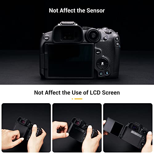 JJC Silicone Eyecup Viewfinder for Canon EOS R7 Camera with Extended Design For EOS R7