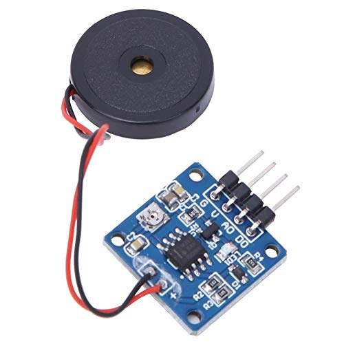Vibration Switch Module 5.0V DC AD/DO 0.8 x 0.8 Inch Piezoelectric Vibration Tapping Sensor Module