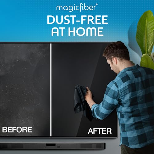 MagicFiber Extra Large Microfiber Cleaning Cloth for TV Screens & Monitors EXTRA LARGE PACK