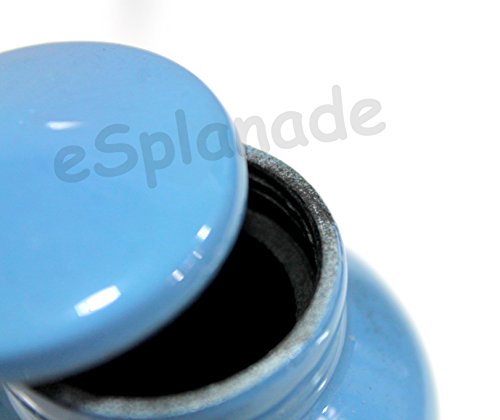 Esplanade Metal Mini Cremation Urn Keepsake Memorial Jar Pot Container |Small Urn for Funeral Ashes Burial | White Pigeon Printed Keepsake | Blue - 3" Inches