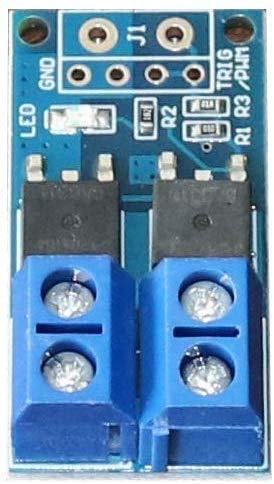 [Australia - AusPower] - 5PCS DC 5V-36V 15A(Max 30A) 400W Dual High-Power MOS Transistor Driving Controller Module FET Trigger Switch Drive Board 0-20KHz PWM Electronic Switch Control Board DC Motor Speed Controller 5 Pack 