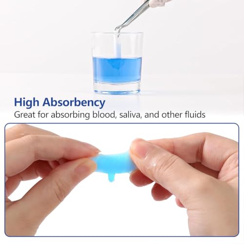 Pack of 100 Nosebleed Stoppers, Highly Absorbent Nose Tamponade Made of Soft Cotton, Professional Nosebleed Plugs for Daily Use at Home and in the Office