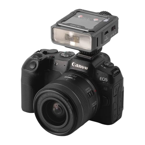 VILTROX TTL Flash for Canon, 26W/s 1800mAh On Camera Flash for Canon, Rechargeable Small Flashlight for Camera, GN16 Mini Flash, 1s Recycle Time, with Softbox (Spark Z3-C, Gray)