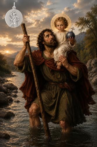 I G J Saint Christopher Medal - The Patron Saint of drivers