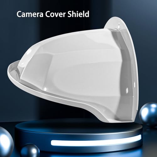 ‌Universal Security Camera Cover - Sun Rain for Outdoor Dome/Cameras, Weatherproof Protective Roof (White)