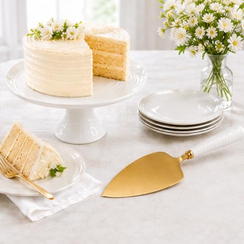Portmeirion Sophie Conran White Cake Server - White